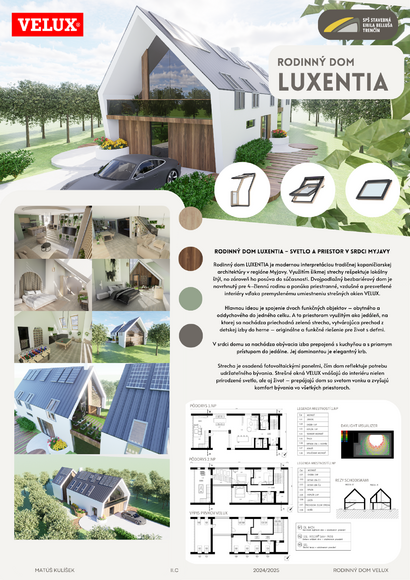 Súťaž VELUX - rodinný dom
