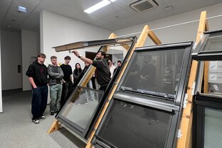 Zväčšiť fotografiu - Návšteva showroomu velux.